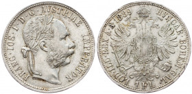 Franz Joseph I., 1 Gulden 1889, Vienna