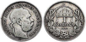 Franz Joseph I., 1 Korona 1892, Kremnitz
