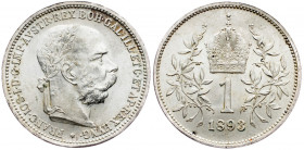 Franz Joseph I., 1 Krone 1893, Vienna