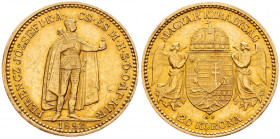 Franz Joseph I., 20 Korona 1893, Kremnitz