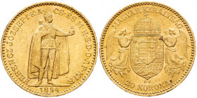 Franz Joseph I., 20 Korona 1894, Kremnitz