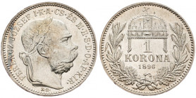 Franz Joseph I., 1 Korona 1896, Kremnitz