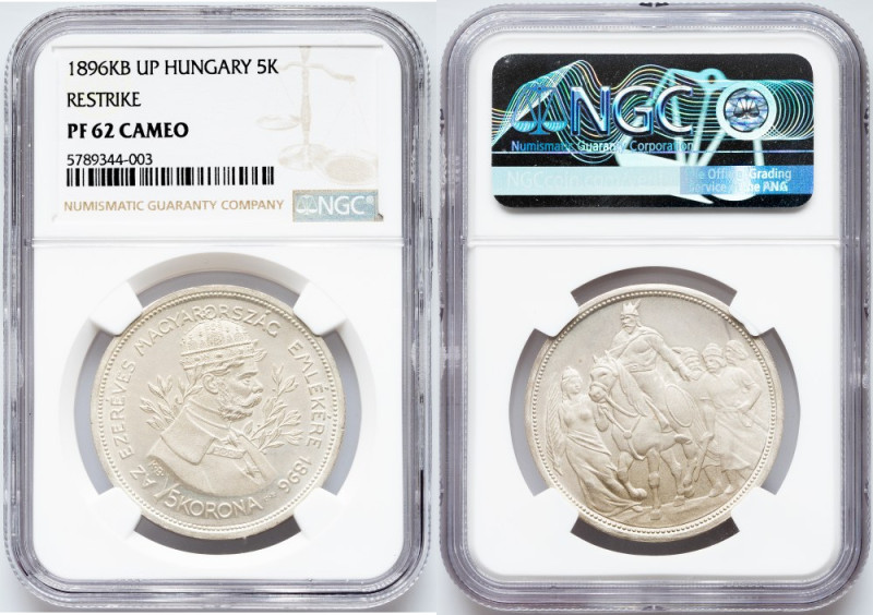 Franz Joseph I., 5 Korona 1896, Kremnitz Franz Joseph I., 5 Korona 1896, Kremnit...