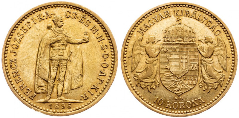 Franz Joseph I., 10 Korona 1896, Kremnitz Franz Joseph I., 10 Korona 1896, Kremn...