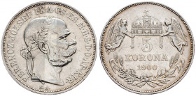 Franz Joseph I., 5 Korona 1900, Kremnitz