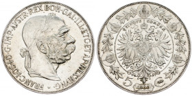 Franz Joseph I., 5 Krone 1900, Vienna