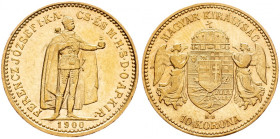 Franz Joseph I., 10 Korona 1900, Kremnitz