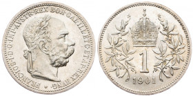 Franz Joseph I., 1 Krone 1901, Vienna