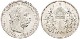 Franz Joseph I., 1 Krone 1901, Vienna