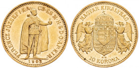 Franz Joseph I., 10 Korona 1902, Kremnitz
