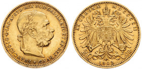Franz Joseph I., 20 Krone 1902, Vienna