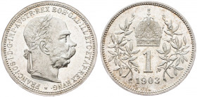 Franz Joseph I., 1 Krone 1903, Vienna