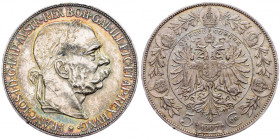 Franz Joseph I., 5 Krone 1907, Vienna