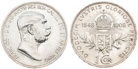 Franz Joseph I., 1 Krone 1908, Vienna