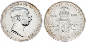 Franz Joseph I., 1 Krone 1908, Vienna