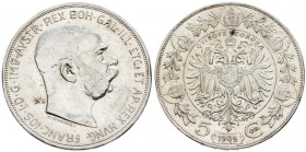 Franz Joseph I., 5 Krone 1909, Vienna