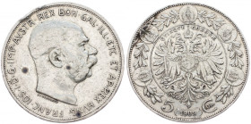 Franz Joseph I., 5 Krone 1909, Vienna