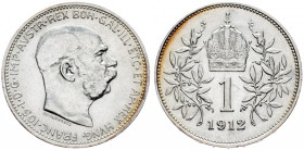 Franz Joseph I., 1 Krone 1912, Vienna