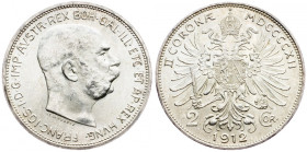 Franz Joseph I., 2 Krone 1912, Vienna