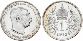 Franz Joseph I., 1 Krone 1913, Vienna