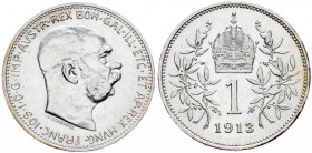 Franz Joseph I., 1 Krone 1913, Vienna