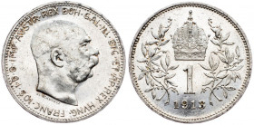 Franz Joseph I., 1 Krone 1913, Vienna