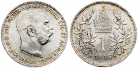 Franz Joseph I., 1 Krone 1916, Vienna