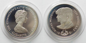 BAHAMAS. 10 Dollars 1981, Royal Wedding, Charles & Diana, silver, Proof
KM # 28a. Silver 28.28g (0.925)