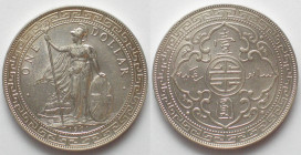 GREAT BRITAIN. Trade Dollar 1901, silver, UNC-!
KM T5. Rare in this condition!