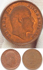 INDIA-BRITISH. 1/12 Anna 1903, Calcutta mint, Edward VII, copper, UNC
KM # 497