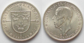 SWEDEN. 5 Kronor 1935, 500th Anniversary of Riksdag, Gustaf V. silver, UNC
KM # 806