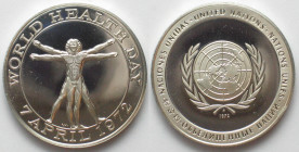 UNO. Official medal 1972, World Health Day, silver, 38mm, Proof
Silver 25g (0.925)