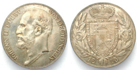 LIECHTENSTEIN. 5 Kronen 1915, John II, silver, UNC!
HMZ 2-1376e, Y# 4. In excellent condition!