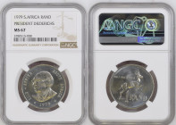 SOUTH AFRICA. 1 Rand 1979 PRESIDENT DIEDERICHS NGC Top Pop THE ONLY & FINEST GRADE! NGC MS 67
KM # 104