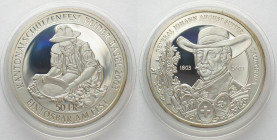 SWITZERLAND. LIESTAL (BASEL) 50 Francs 2003, SHOOTING FESTIVAL, silver, Proof
HMZ 2-1348u