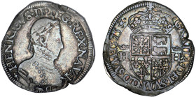 BÉARN, seigneurie
Henri II (1572-1589) : Teston d'argent
1575 - TTB 40 (TTB+)
Assez Rare !


B 604, DF 1313, P 74-9
 - ARGENT - 9,46g
 -------...