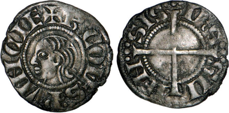PROVENCE
Charles I, comte d'Anjou & de Provence (1246-1266) : Denier d'argent
...