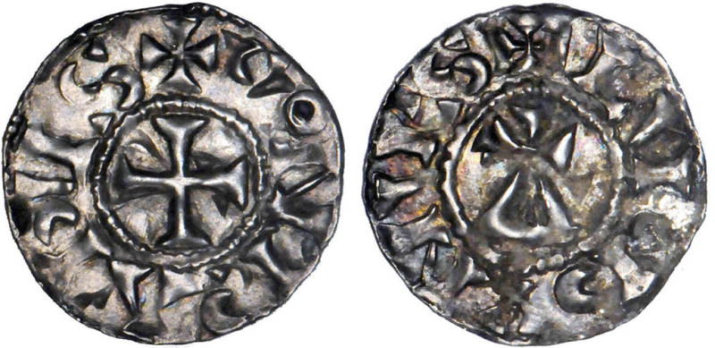 LYONNAIS
Rois de Bourgogne, Conrad le Pacifique (937-979) : Denier d'argent
 -...