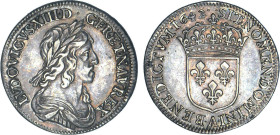 LOUIS XIII le Juste (1610-1643)
1/4 d'écu blanc, deuxième poinçon de Warin
1642 A.. - SUP 58 (SUP)



DR 64, D 1351, GR 48, KM# 134
PARIS - ARG...