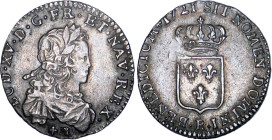 LOUIS XV le Bien aimé (1715-1774)
1/6 d'écu de France
1721 R - TTB 45 (TTB++)
rf - Rare !


DR 545, D 1668-1668a, GR 297, KM# 454
ORLÉANS - ARG...