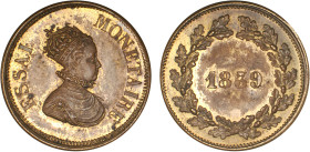DÉCIME, 10 CENTIMES
10 CENTIMES (module de) Louis Philippe I, effigie de Louis XIII
1839 - SUP 59 (SUP)
ESSAI monétaire, Laiton - Rare !


G 210...