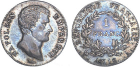 1 FRANC
1 FRANC Napoléon empereur, tête nue (calendrier révolutionnaire)
AN12 A - SUP 50 (SUP-)
Assez Rare !


G 443, F 201, KM# 656
PARIS - AR...