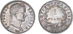 1 FRANC
1 FRANC au revers Empire Français
1811 Q - SUP 53 (SUP-)
Assez Rare ! - var. feuille couchée


G 447, F 205, KM# 692
PERPIGNAN - ARGENT...