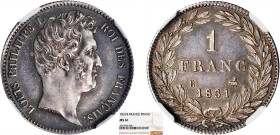 1 FRANC
1 FRANC Louis-Philippe I, tête nue
1831 B - SPL 62 (SUP++)
Très Rare en l'état !! - NGC MS61


G 452, F 209, KM# 742
ROUEN - ARGENT - ...