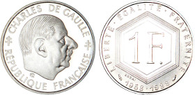 1 FRANC
1 FRANC Charles De Gaulle (F 227, F 1000)
1988 - FDC 65 (FDC)
ESSAI - Rare !


G 475, F 227, F 1000, KM# 963
 - NICKEL - 
 -----------...