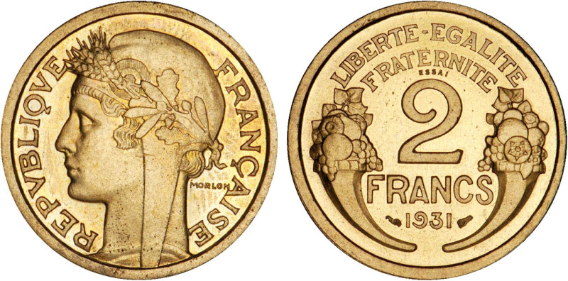 2 FRANCS
2 FRANCS type Morlon (cuivre aluminium)
1931 - FDC 64 (FDC)
PIEFORT ...