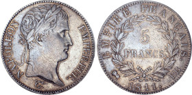 5 FRANCS
5 FRANCS au revers Empire Français
1811 BB - TTB 35 (TTB)
Rare !


G 584, F 307, KM# 694
STRASBOURG - ARGENT - 
 --------------------...