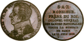 5 FRANCS
5 FRANCS (module de) Paris, 11 Juin 1818
1818 c) - SPL 60 (SUP+)
Bronze - Rare !


G 618, KM #M15-15c
PARIS - ARGENT - 
 ------------...