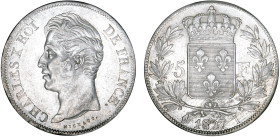 5 FRANCS
5 F, Charles X 2e type
1827 I - SUP 50 (SUP-)
Rare ! - fin paillage


G 644, F 311, KM# 728
LIMOGES - ARGENT - 
 --------------------...