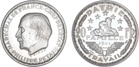 20 FRANCS
20 FRANCS concours de Simon
1941 - SPL 63 (SUP++)
Essai Cupro-nickel - Très Rare !!


G 857, KM# Pn107
 - CUPRO-NICKEL - 9,52g
 ----...